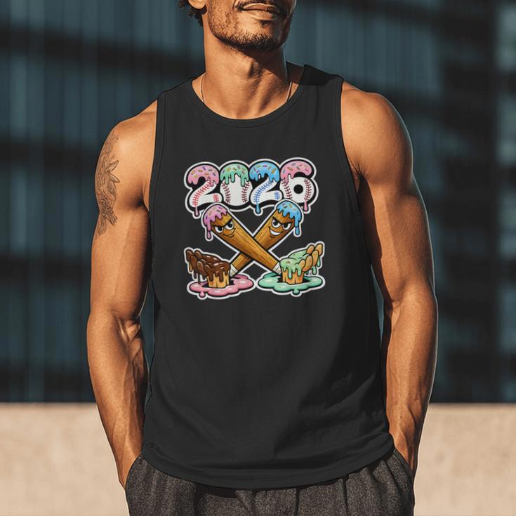 Baseball Bat 2026 Hands Drip Boys Ice Cream Dripping Youth Men Tank Top