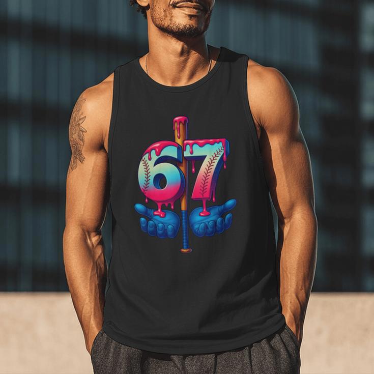Baseball Bat Hands Drip 67 Six Seven Gen Alpha Slang Meme Men Tank Top Baseball Bat Hands Drip 67 Six Seven Gen Alpha Slang Meme Men Tank Top