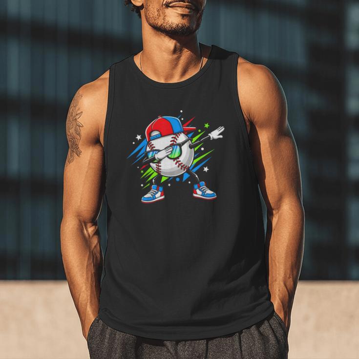 Baseball Dabbing Sports For Boys And Girls Game Day Men Tank Top Baseball Dabbing Sports For Boys And Girls Game Day Men Tank Top