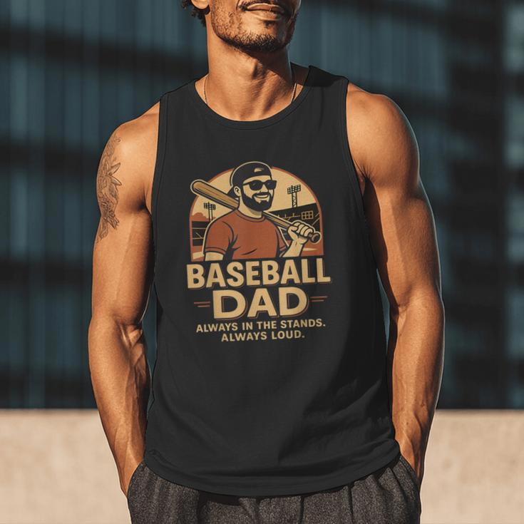 Baseball Dad – Always In The Stands Always Loud Retro Men Tank Top