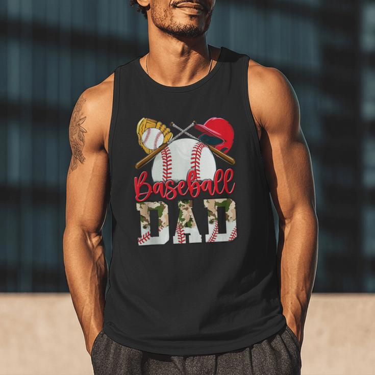 Baseball Dad Camo Husband Fathers Day Player Coach Dad Son Men Tank Top Baseball Dad Camo Husband Fathers Day Player Coach Dad Son Men Tank Top