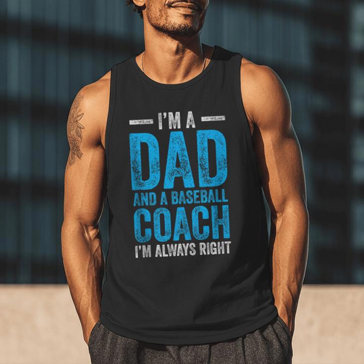Baseball Dad Coach Father's Day Men Tank Top Baseball Dad Coach Father's Day Men Tank Top