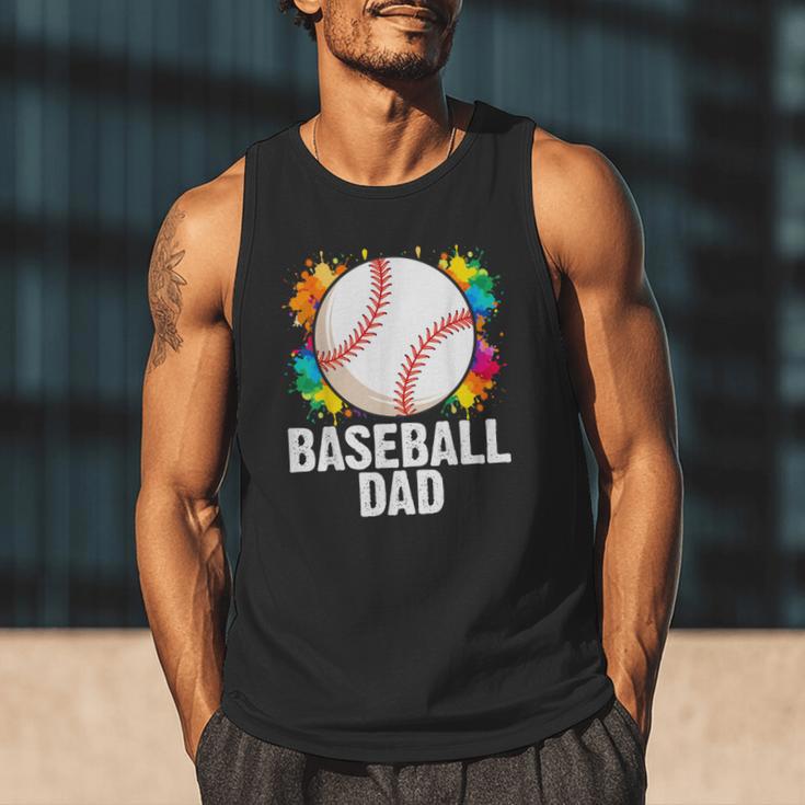 Baseball Dad Fathers Day For Daddy Papa Father Men Tank Top Baseball Dad Fathers Day For Daddy Papa Father Men Tank Top