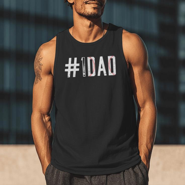 Baseball Dad Father's Day Baseball Player Fan Daddy Papa Men Tank Top Baseball Dad Father's Day Baseball Player Fan Daddy Papa Men Tank Top