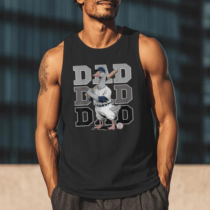 Baseball Dad Goose Sports Lover Father's Day Tee Men Tank Top