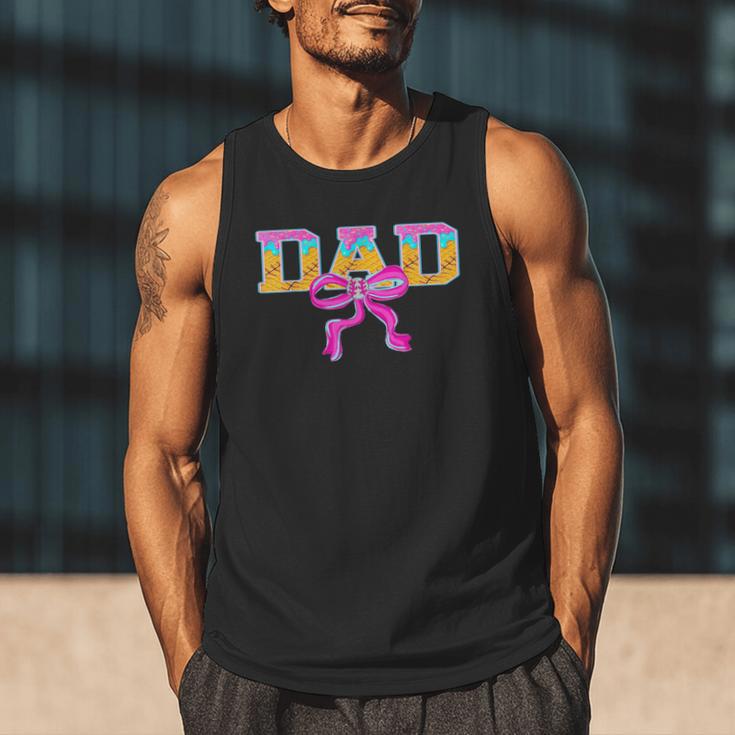 Baseball Dad Ice Cream Drip Game Day Family Matching Men Tank Top Baseball Dad Ice Cream Drip Game Day Family Matching Men Tank Top
