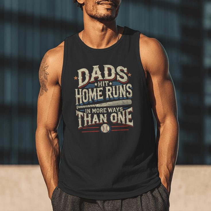 Baseball Dad Men Dads Hit Home Runs In More Ways Than One Men Tank Top Baseball Dad Men Dads Hit Home Runs In More Ways Than One Men Tank Top
