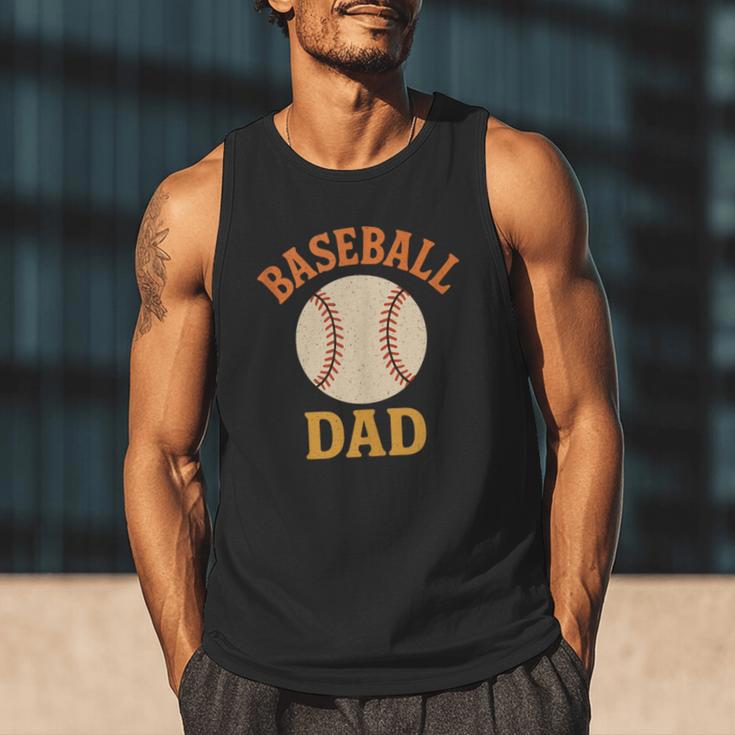 Baseball Dad Retro Vintage Father's Day Men Tank Top
