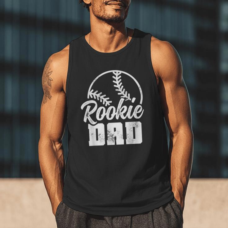 Baseball Dad Softball Game Rookie Dad Baseball Men Tank Top