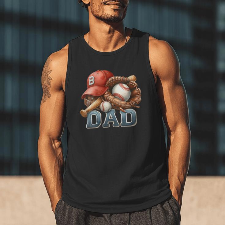 Baseball Dad Spectator Father's Day Game Day Youth Baseball Men Tank Top Baseball Dad Spectator Father's Day Game Day Youth Baseball Men Tank Top