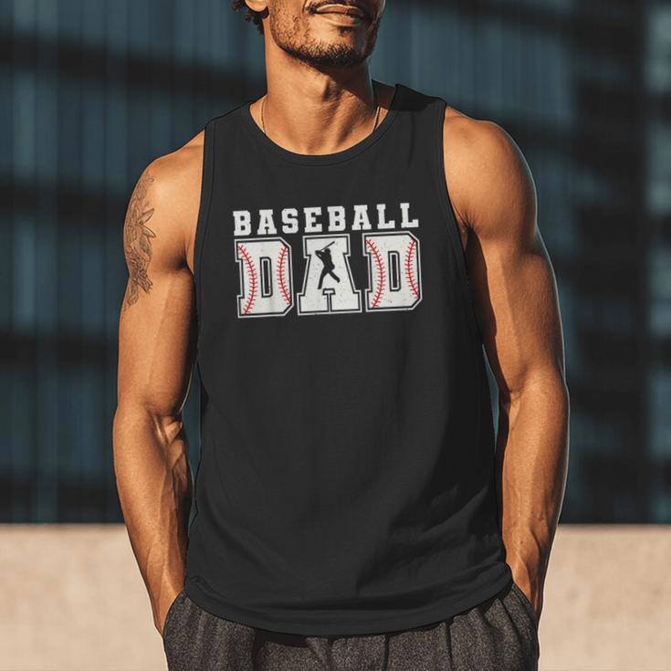 Baseball Dad Sport Happy Fathers Day Boys Kids Men Tank Top