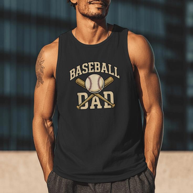 Baseball Dad Sports With Bats And Ball Graphic Men Tank Top Baseball Dad Sports With Bats And Ball Graphic Men Tank Top