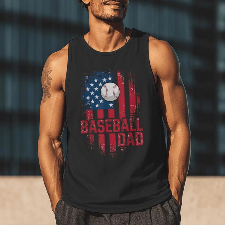 Baseball Dad USA American Flag 4th Of July Men Tank Top Baseball Dad USA American Flag 4th Of July Men Tank Top