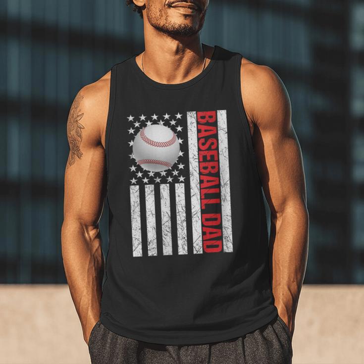 Baseball Dad USA American Flag Patriotic Dad 4th Of July Men Tank Top Baseball Dad USA American Flag Patriotic Dad 4th Of July Men Tank Top