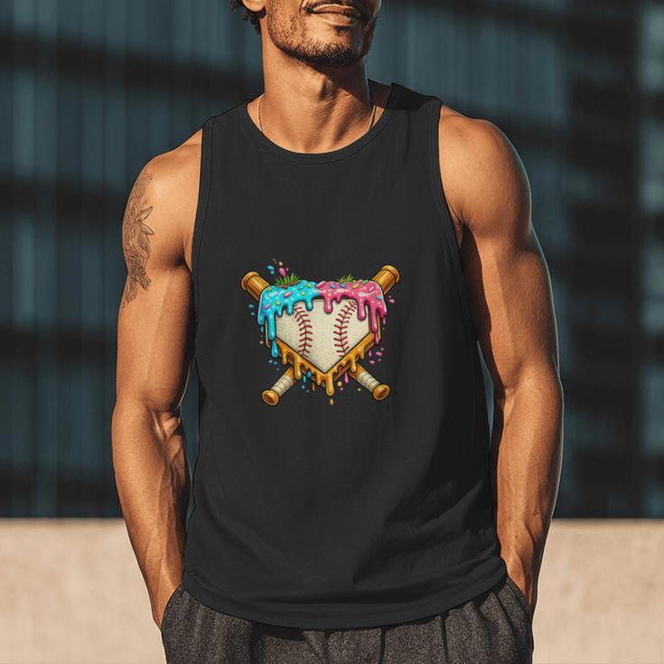 Baseball Drip For Boys Ice Cream Dripping Baseball Sport Men Tank Top Baseball Drip For Boys Ice Cream Dripping Baseball Sport Men Tank Top
