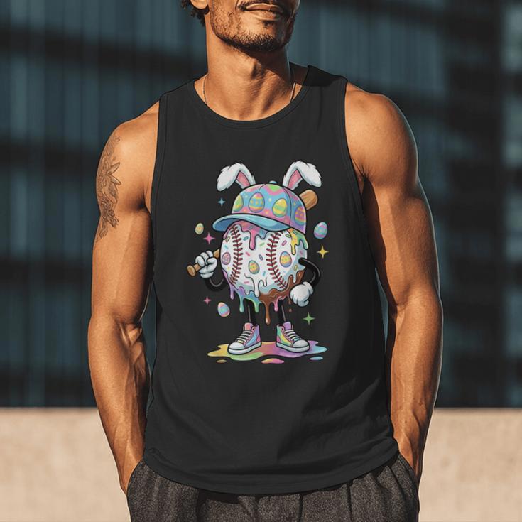 Baseball Drip Ice Cream Apparel Youth Boy Easter Day Men Tank Top