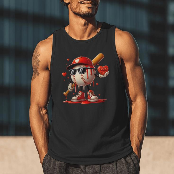 Baseball Drip Ice Cream Apparel Youth Boy Valentine Men Tank Top Baseball Drip Ice Cream Apparel Youth Boy Valentine Men Tank Top