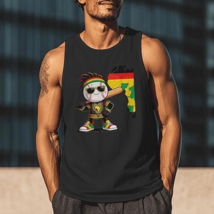Baseball Drip Ice Cream Boys Youth Kids History Month Men Tank Top Baseball Drip Ice Cream Boys Youth Kids History Month Men Tank Top