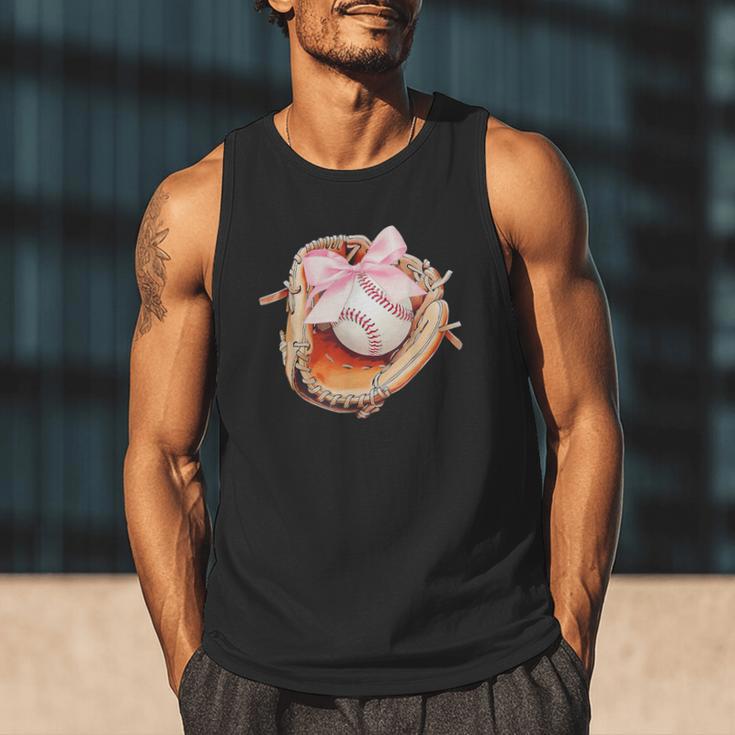 Baseball Drip Ice Cream Coquette Pink Bow Baseball Player Men Tank Top Baseball Drip Ice Cream Coquette Pink Bow Baseball Player Men Tank Top