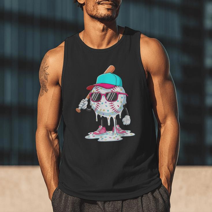 Baseball Drip Ice Cream Lifestyle Sprinkless Boy Kid Men Tank Top Baseball Drip Ice Cream Lifestyle Sprinkless Boy Kid Men Tank Top