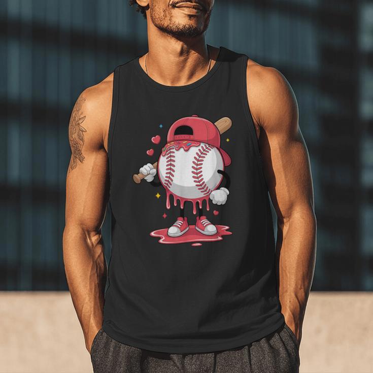 Baseball Drip Icecream Boy Kids Valentine Men Tank Top Baseball Drip Icecream Boy Kids Valentine Men Tank Top