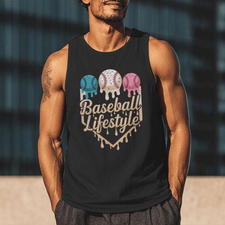 Baseball Drip Icecream Men Tank Top Baseball Drip Icecream Men Tank Top