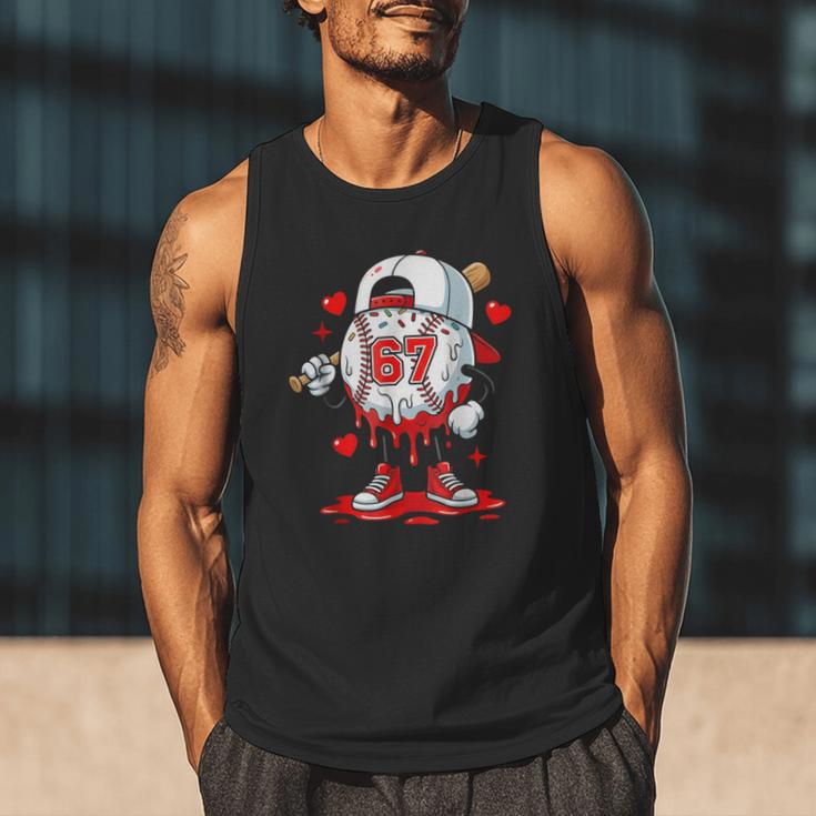Baseball Drip Icecream Valentine 67 Meme Tees Men Youth Boys Men Tank Top Baseball Drip Icecream Valentine 67 Meme Tees Men Youth Boys Men Tank Top