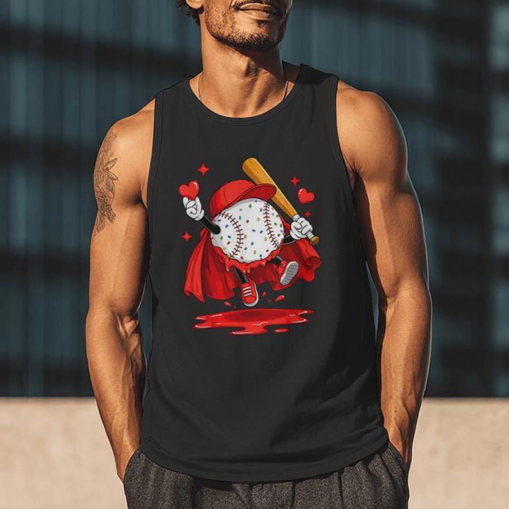 Baseball Drip Icecream Youth Boy Valentine Men Tank Top Baseball Drip Icecream Youth Boy Valentine Men Tank Top