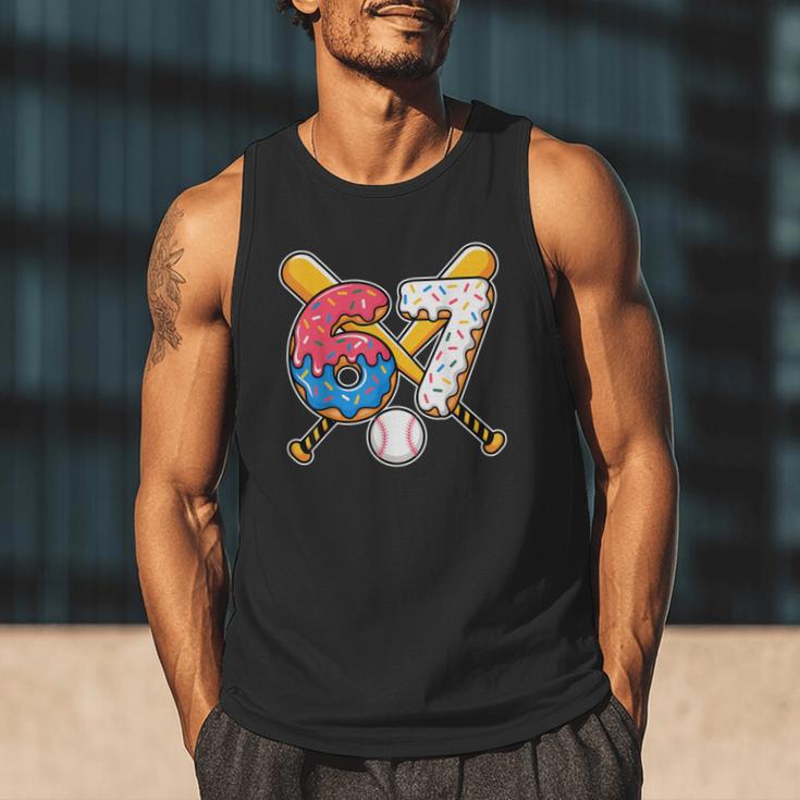 Baseball Drip Number 67 Player 67th Birthday Meme Men Tank Top