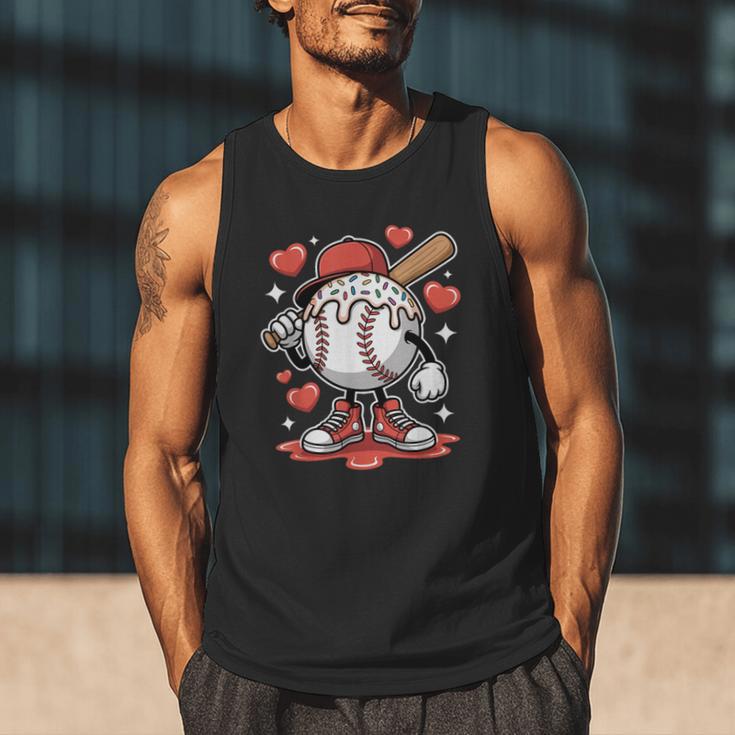 Baseball Drip Valentine Boys Women Men Hearts Sport Love Men Tank Top Baseball Drip Valentine Boys Women Men Hearts Sport Love Men Tank Top