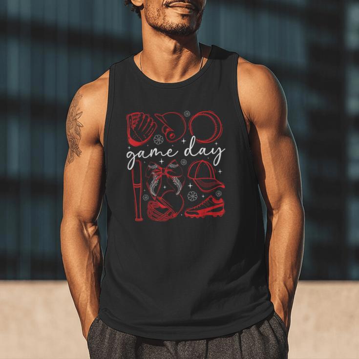Baseball Game Day Coquette Game Day Baseball Men Tank Top Baseball Game Day Coquette Game Day Baseball Men Tank Top