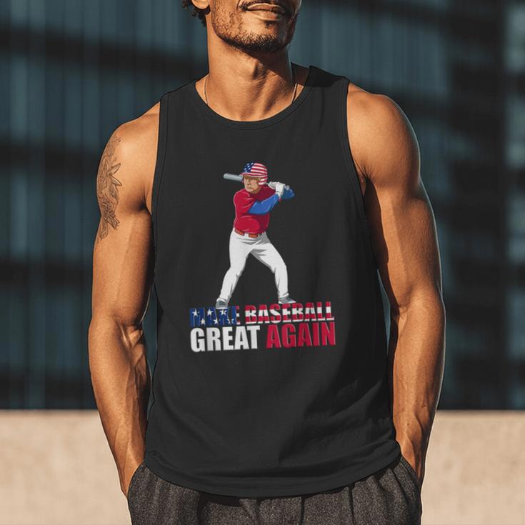 Make Baseball Great Again Donald Trump Baseball Men Tank Top Make Baseball Great Again Donald Trump Baseball Men Tank Top