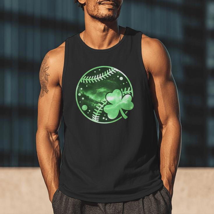 Baseball Irish Shamrock Lucky Clover St Patricks Day Boys Men Tank Top