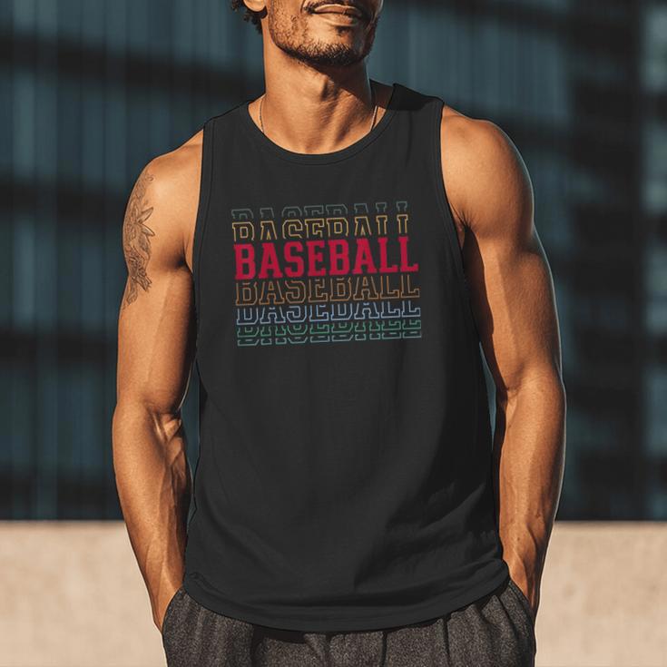 Baseball Layered Text Team Player Coach Youth Men Tank Top Baseball Layered Text Team Player Coach Youth Men Tank Top