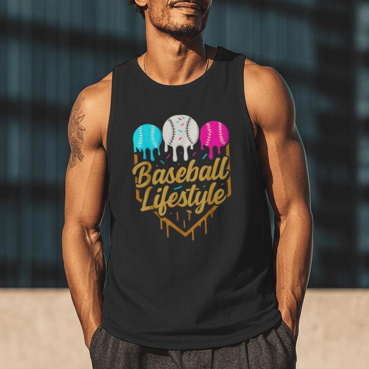 Baseball Lifestyle Baseball Drip Icecream Men Tank Top Baseball Lifestyle Baseball Drip Icecream Men Tank Top