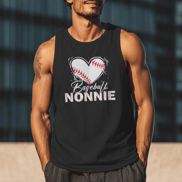 Baseball Nonnie Baseball Heart Men Tank Top