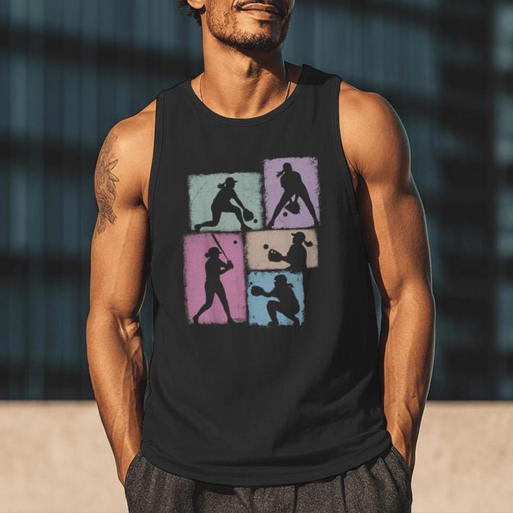 Baseball Player Collage Women Kids Coach Youth Girl Men Tank Top Baseball Player Collage Women Kids Coach Youth Girl Men Tank Top