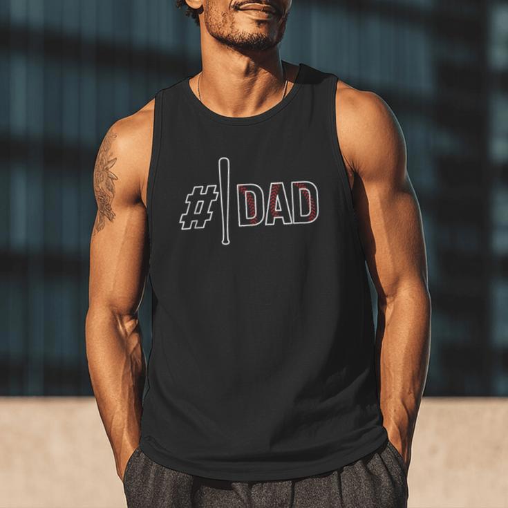 Baseball Player Dad Father's Day Number One Baseball Dad Men Tank Top Baseball Player Dad Father's Day Number One Baseball Dad Men Tank Top