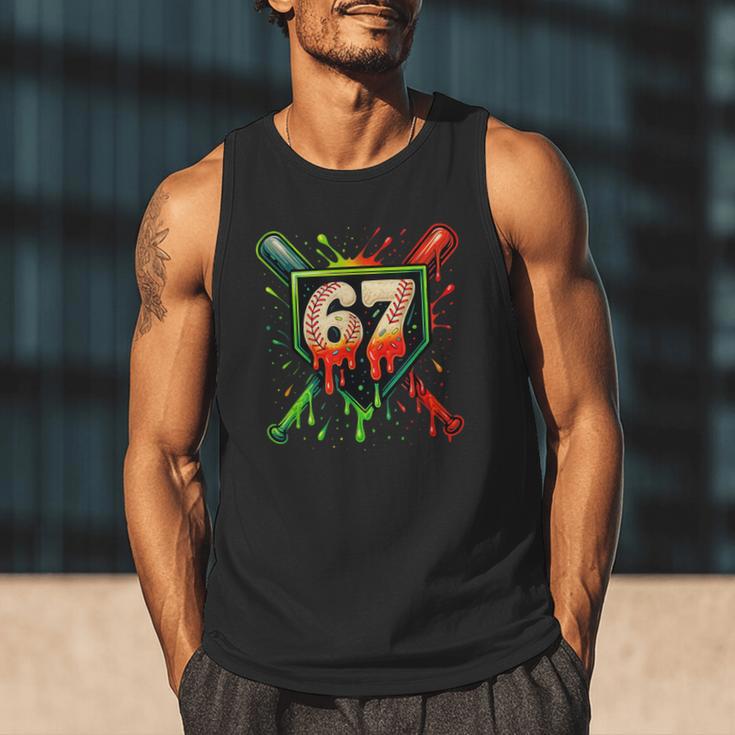 Baseball Six Seven 67 Meme Ice Cream Drip Xmas Men Women Men Tank Top Baseball Six Seven 67 Meme Ice Cream Drip Xmas Men Women Men Tank Top