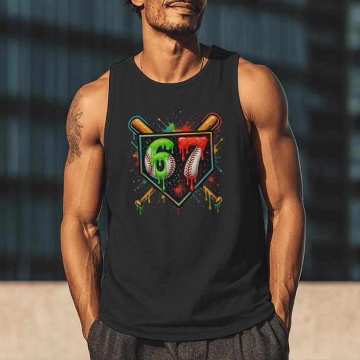 Baseball Six Seven 67 Meme Ice Cream Drip Xmas Women Men Men Tank Top Baseball Six Seven 67 Meme Ice Cream Drip Xmas Women Men Men Tank Top