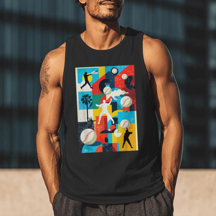 Baseball Strikeout Fastball Strikes Hitter Inning Curveball Men Tank Top