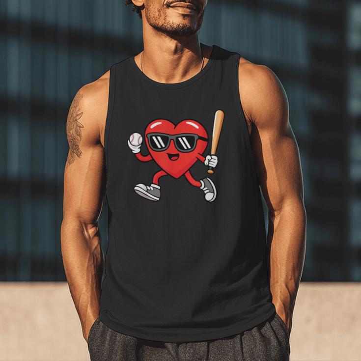 Baseball Valentines Day Heart Boys Sports Love Men Tank Top Baseball Valentines Day Heart Boys Sports Love Men Tank Top