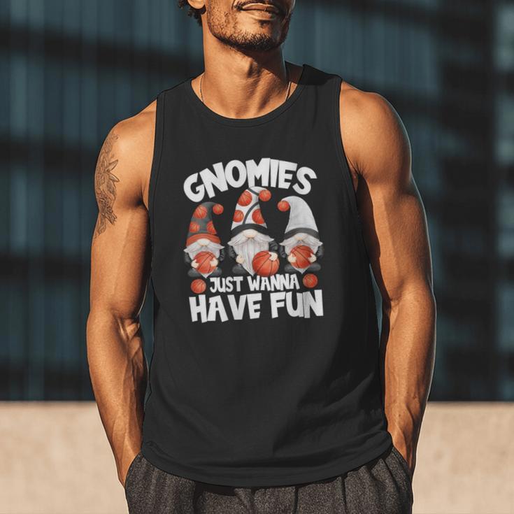 Basketball Gnomies Have Fun For Baseball Dad And Coach Men Tank Top