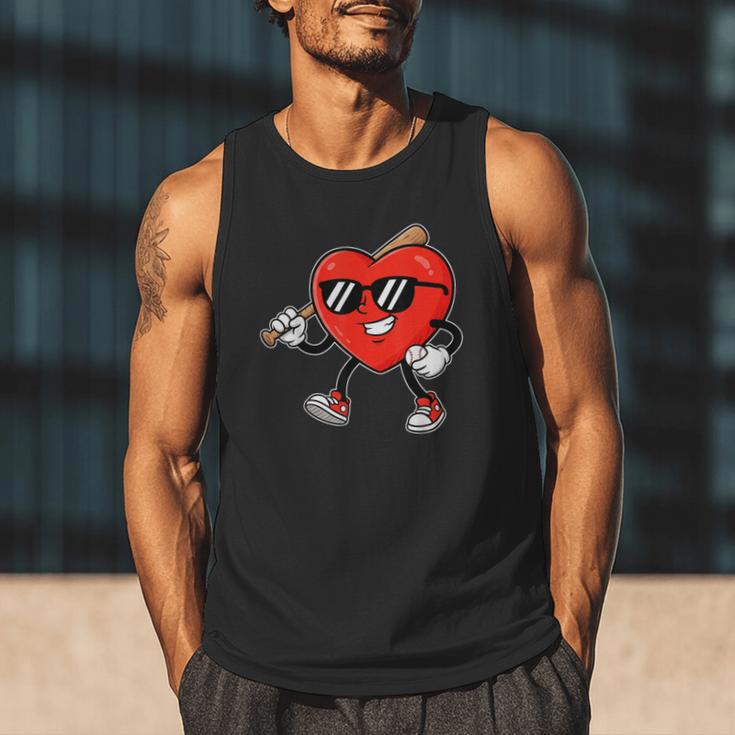 Boy Valentines Day Heart Love Baseball Boys Men Kids Men Tank Top Boy Valentines Day Heart Love Baseball Boys Men Kids Men Tank Top