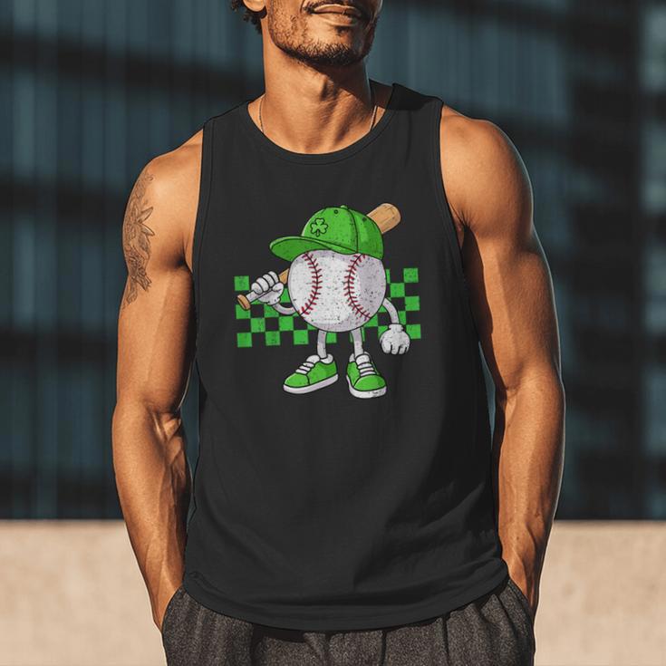Boys St Patricks Day Baseball Player Pitcher Coach Kids Men Tank Top Boys St Patricks Day Baseball Player Pitcher Coach Kids Men Tank Top