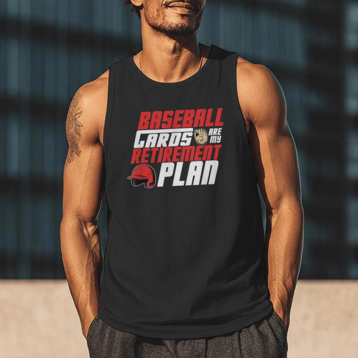 Cards Collector Baseball Cards Are My Retirement Plan Men Tank Top Cards Collector Baseball Cards Are My Retirement Plan Men Tank Top