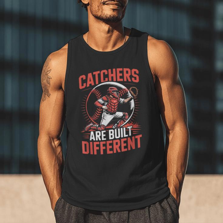 Catchers Are Built Different Baseball Catcher Men Tank Top Catchers Are Built Different Baseball Catcher Men Tank Top
