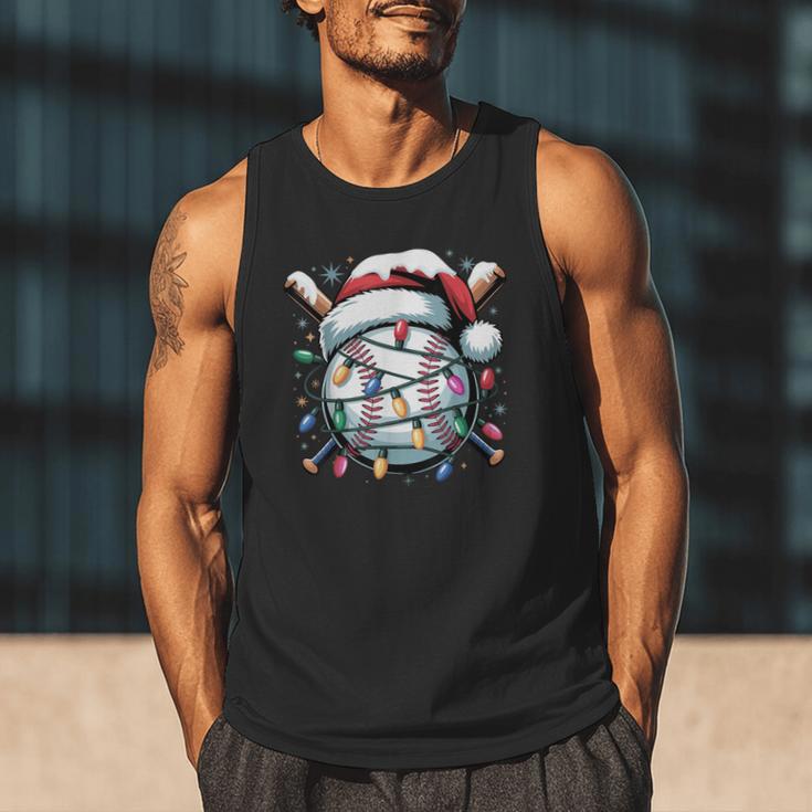 Christmas Baseball Boy Youth Kid Men Santa Hat Xmas Baseball Men Tank Top Christmas Baseball Boy Youth Kid Men Santa Hat Xmas Baseball Men Tank Top