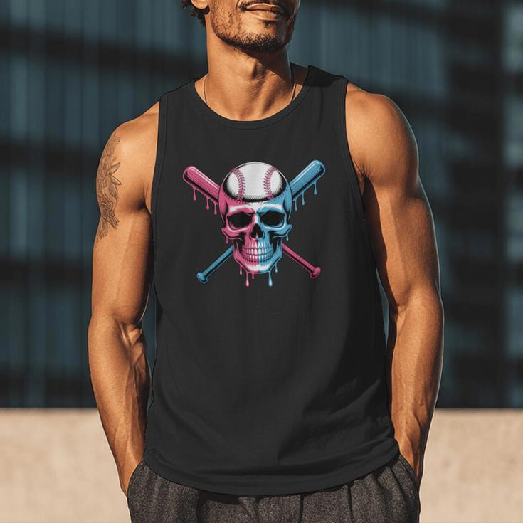 Cool Baseball Ice Cream Dripping Baseball Dad Baseball Lover Men Tank Top Cool Baseball Ice Cream Dripping Baseball Dad Baseball Lover Men Tank Top