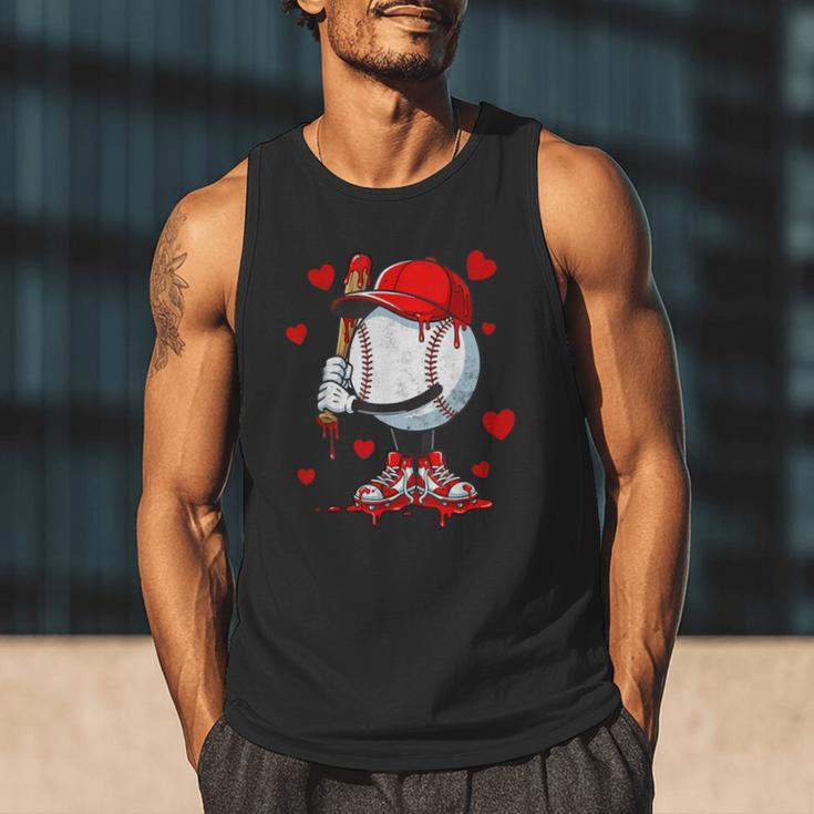 Cute Dripping Baseball Lover Valentines Day Boys Kids Men Tank Top Cute Dripping Baseball Lover Valentines Day Boys Kids Men Tank Top